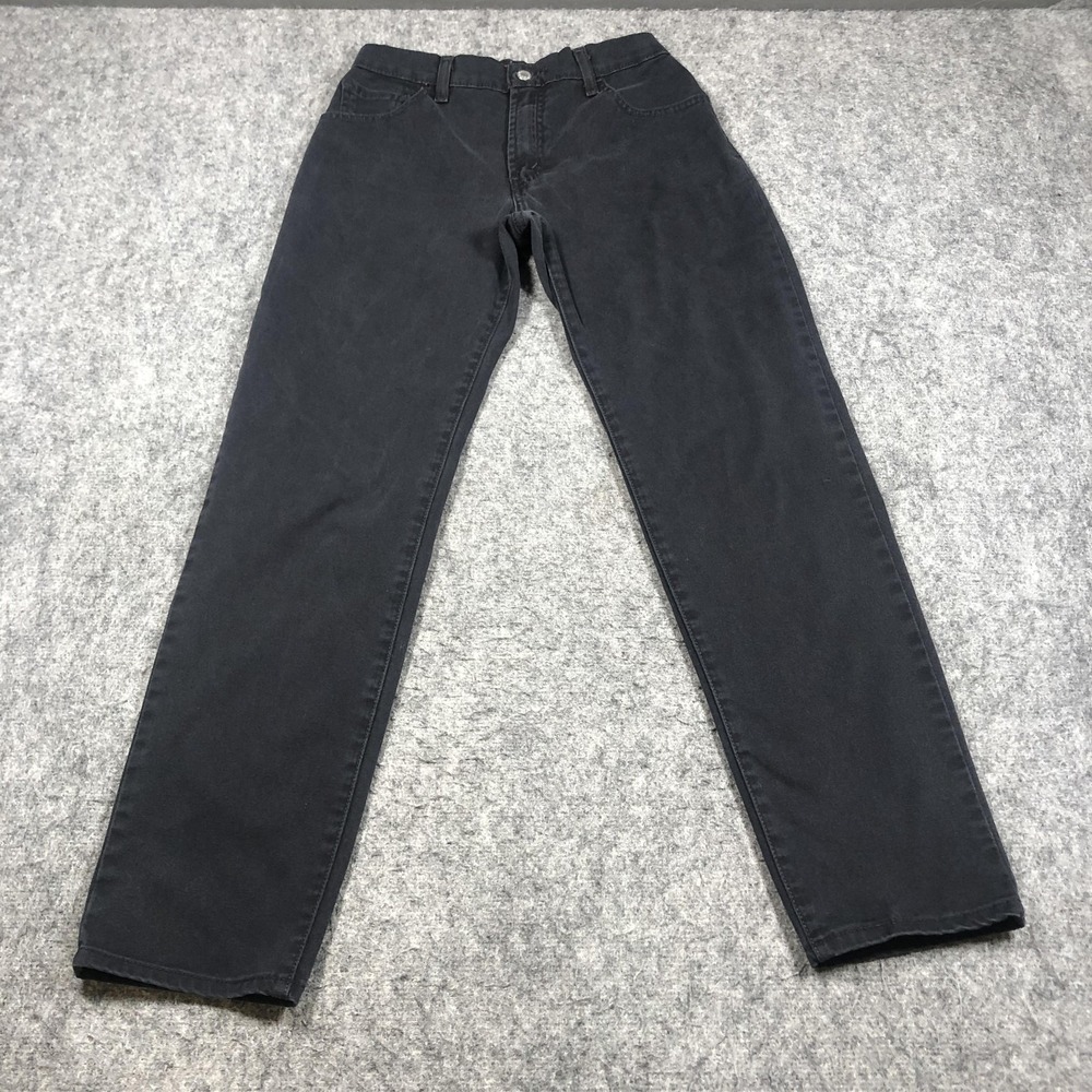 Levi's 550 Jeans Womens 6 Black Classic Relaxed Tapered Stretch Denim Casual Y2K
